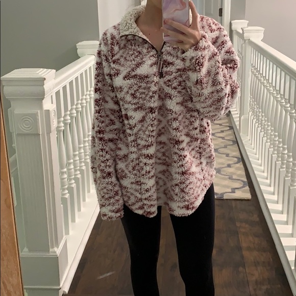Oversized Sherpa pullover - Picture 1 of 2